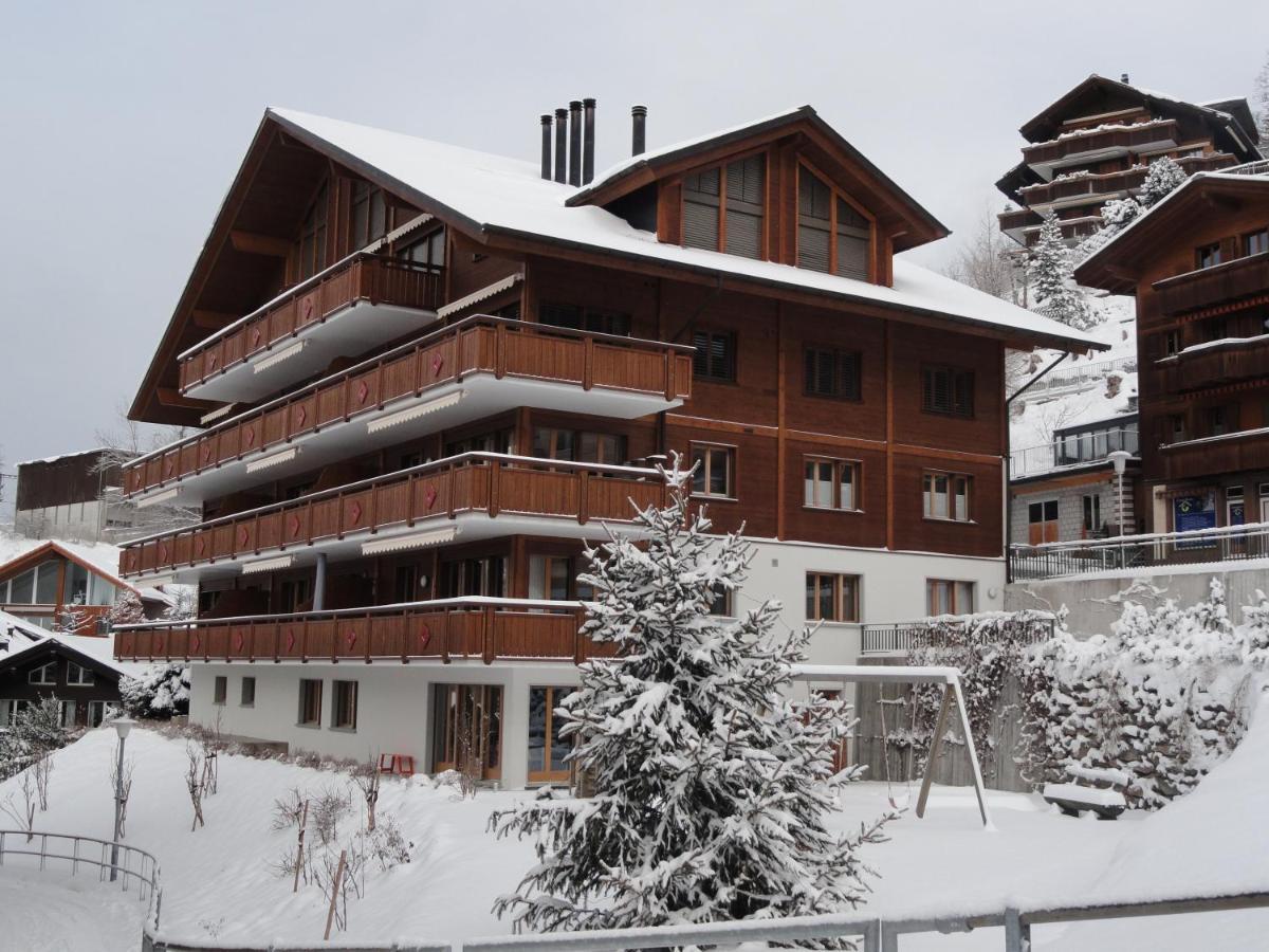 Chalet Bella Vista 3 Lägenhet Wengen Exteriör bild